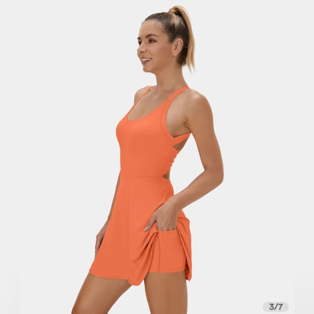HALARA Cutout Twisted 2-in-1 Barre Ballet Dress